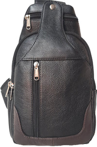 Genuine Leather Cowhide Shoulder Sling Body Bag #2556