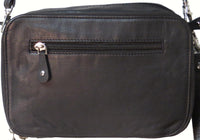Genuine Leather Unisex Shoulder Organizer Bag # 3652