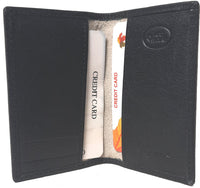 Genuine Leather Cowhide Slim Mini Card RFID Wallet #8501