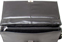 Genuine Cowhide Leather Executive Legal / Portfolio Bag BLACK # 9501