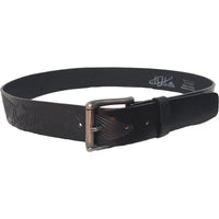 GENUINE LEATHER 40MM "BORN TO RIDE" EMBOSSED BELT #1040