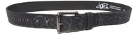 GENUINE LEATHER 40MM "LIVE TO RIDE" EMBOSSED BELT #1040