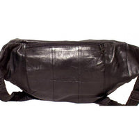 Genuine Leather Lambskin Belt Pouch / Fanny bag with Water Bottle #3044