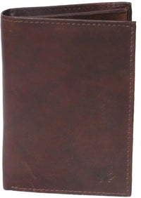 Genuine Leather Cowhide RFID Badge Wallet for Firefighters, Police #4622