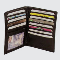 Genuine Leather Lambskin Men's Breast Card Wallet #4101